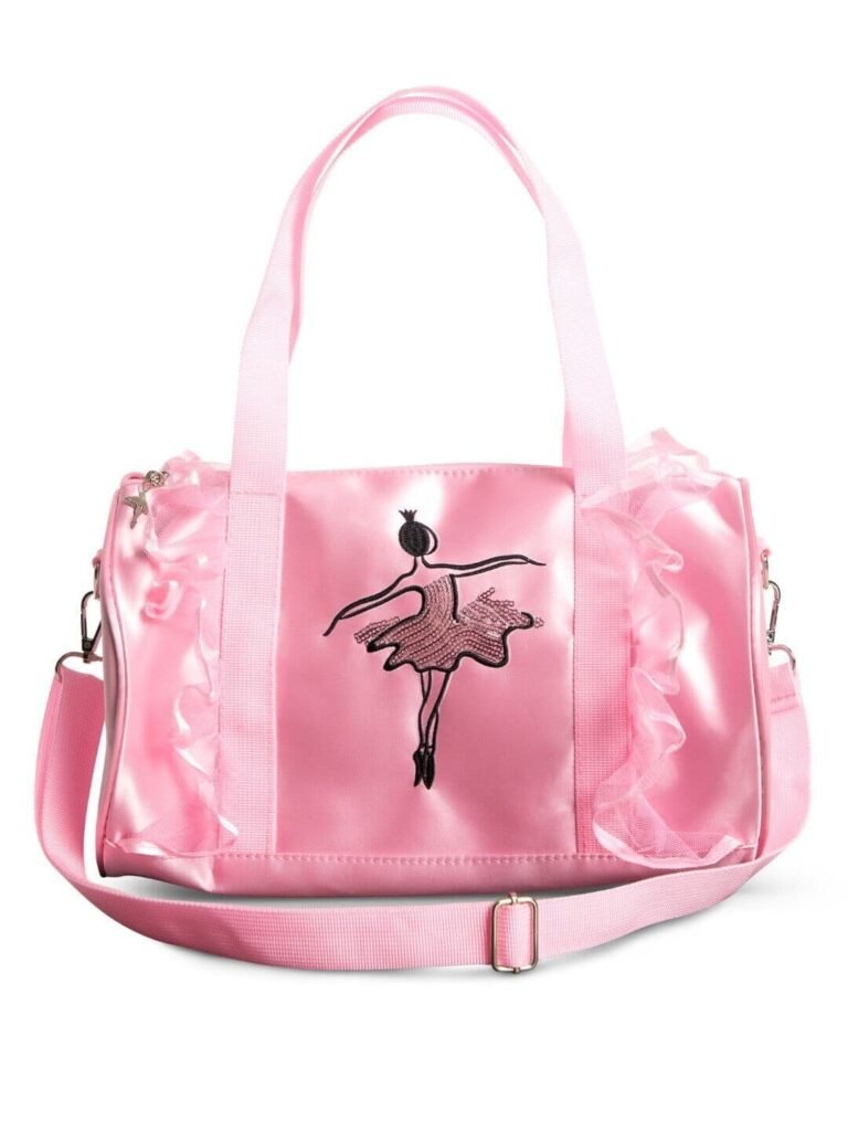 Capezio Bolso Barril De Bailarina De Lentejuelas Bolso De Ballet Para Niños Rosa B281