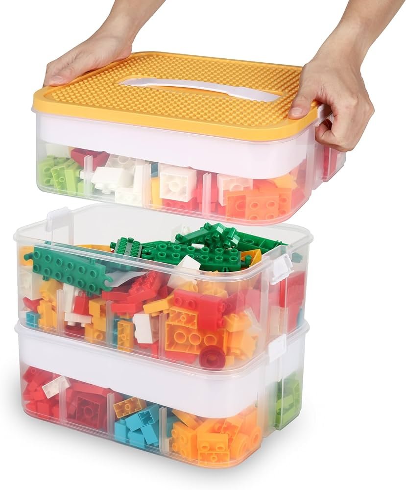 WillingHeart Cajas Almacenaje para Lego Organizadoras Juguetes ...