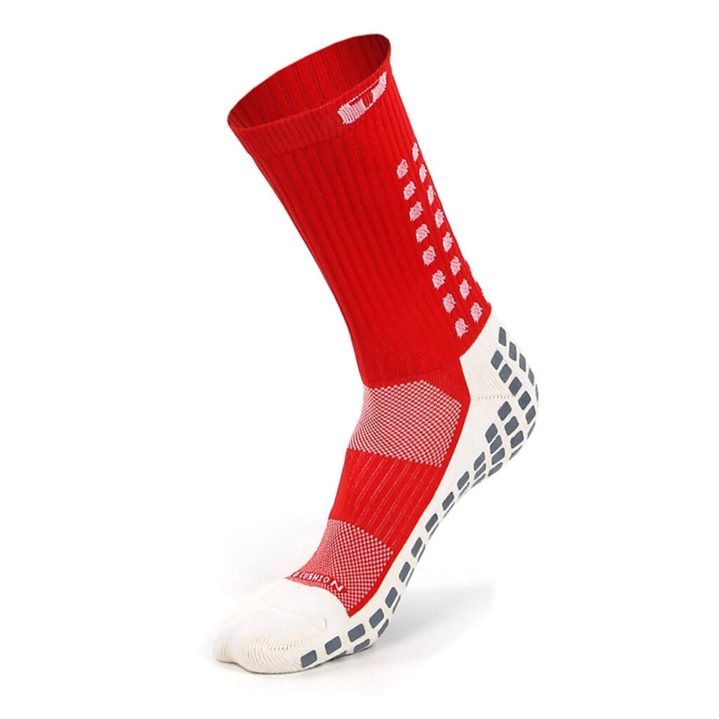 Calcetines antideslizantes Trusox Cushion rojo |