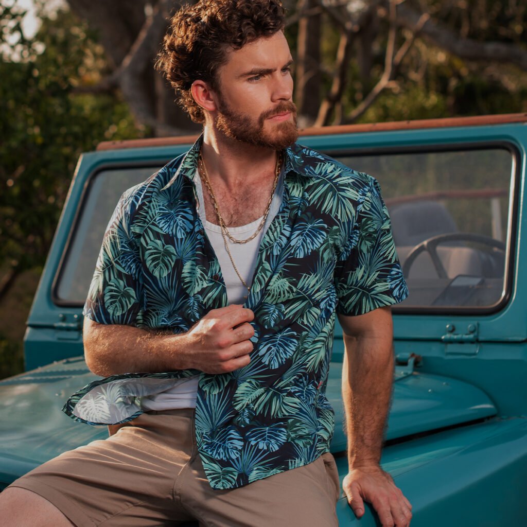 Las camisas hawaianas una expresión en la moda para hombres