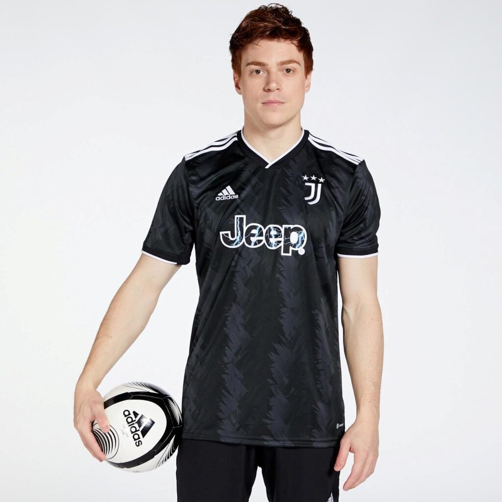 Camiseta futbol negra hombre |