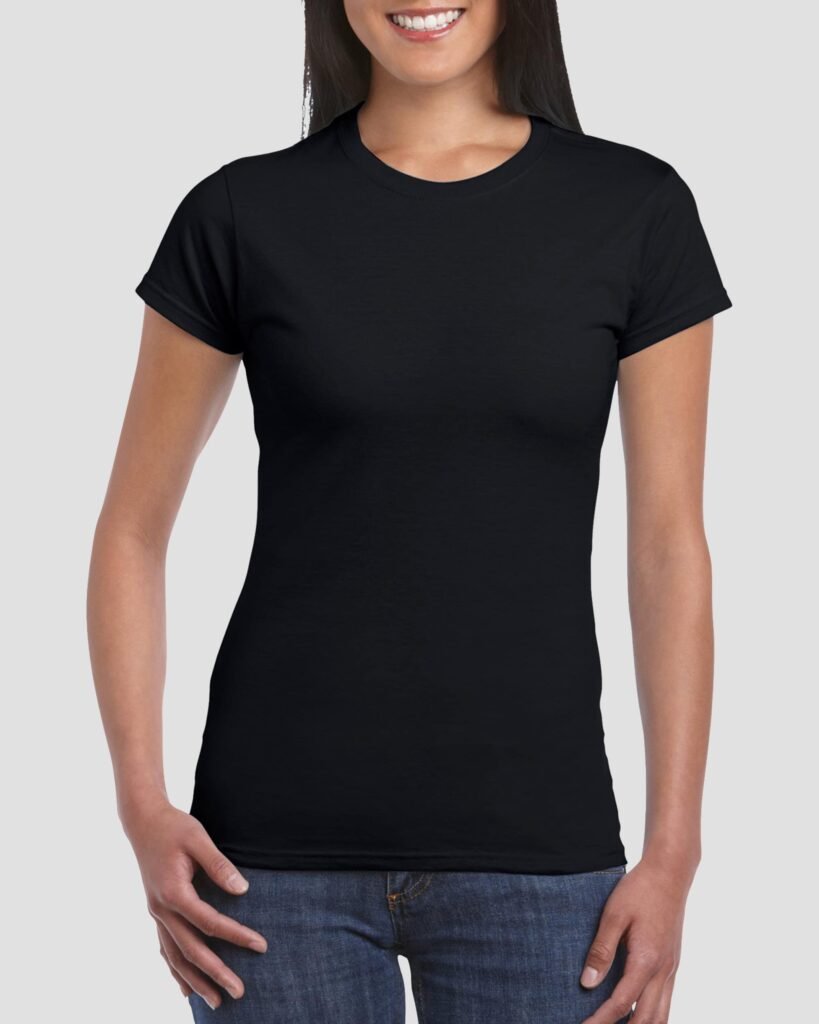 Camiseta negra para mujer