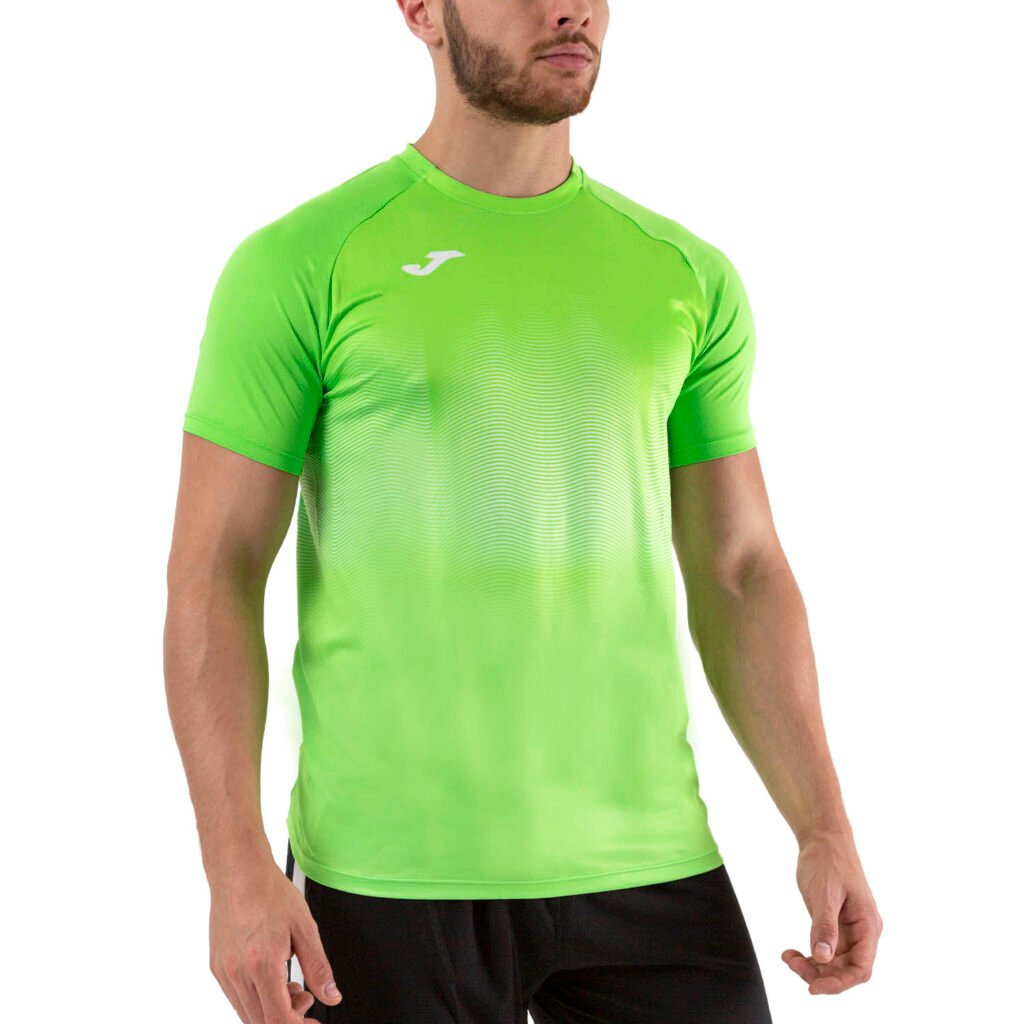 Joma Elite VII Camiseta de Running Hombre - Verde Fluor