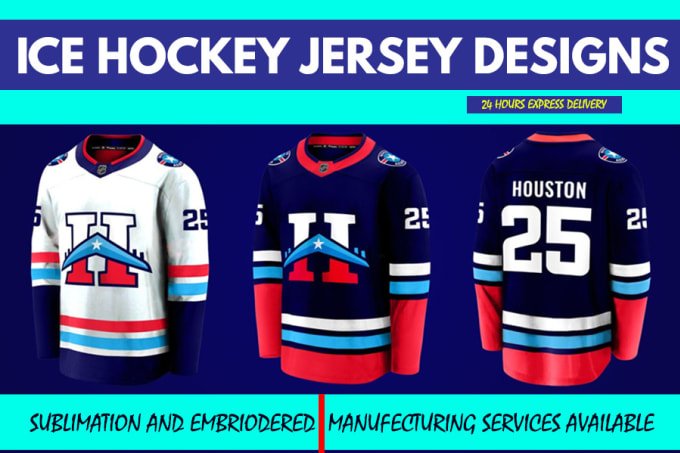 Camiseta de hockey sobre hielo personalizada, diseño de uniformes...