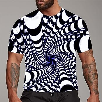 Overdose Camisas Hombre Originales Baratas,Camisas Hombre Fiesta Camisas Hombre 3D Estampadas El Cubo De Rubik Divertidas Magia Vestir Manga Corta...