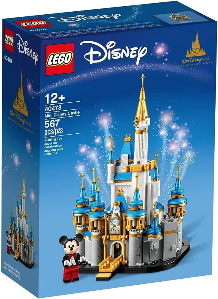 Amazon.com: Lego Mini Castillo Disney 50 Aniversario (40478 ...