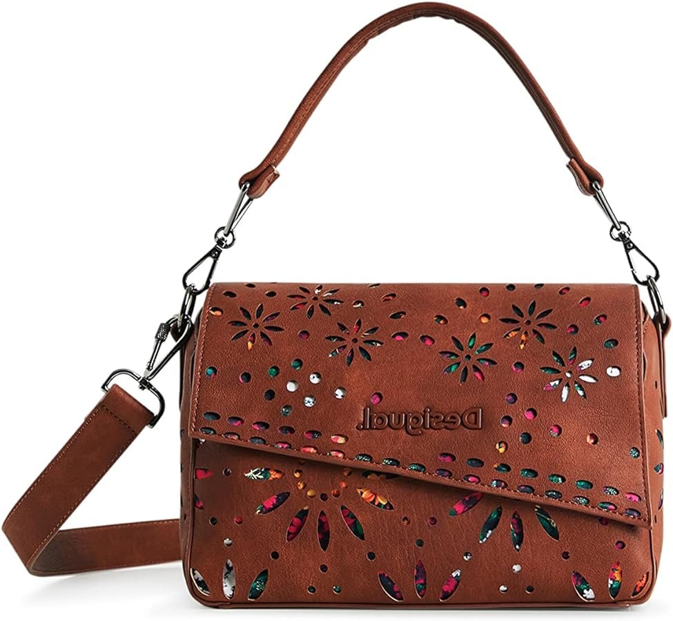 Desigual Dandelion Phuket 6011 - Bolso para mujer, color marrón ...