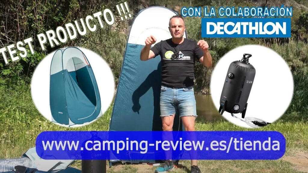 TEST productos Decathlon Camping Ducha Camping Presión Solar...