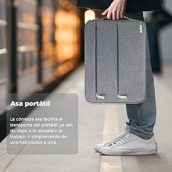 Voova Funda Portatil 14 14.6 Pulgadas (33,5×23,5×2,5CM) Ordenador Maletin Portátil para Macbook Air Pro Lenovo Asus Sumsung Dell Microsoft Surface...