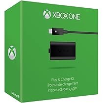 Amazon.com: Kit Carga y Juega de Xbox One oficial de Microsoft ...