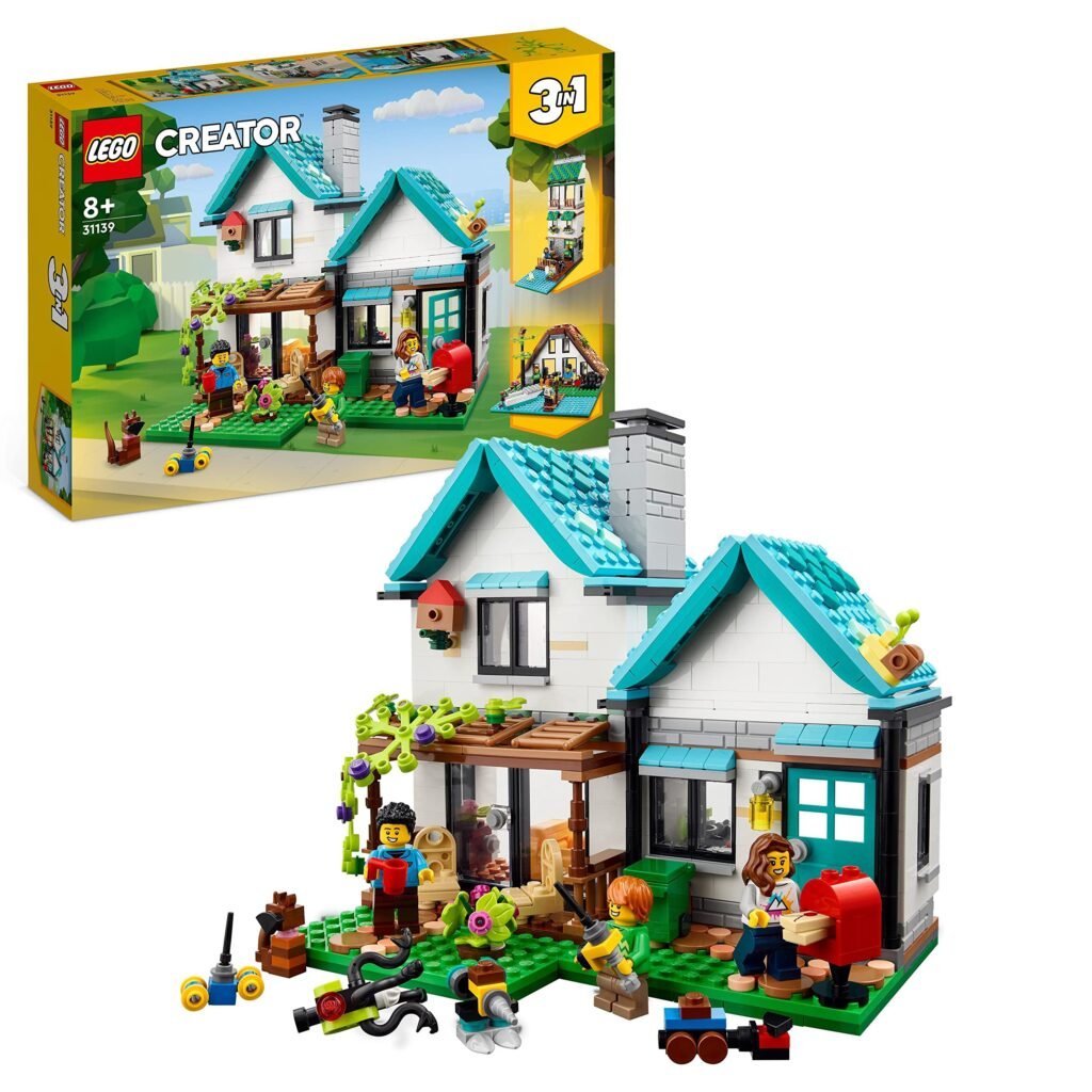 LEGO 31139 Creator 3 en 1 Casa Confortable, 3 Maquetas de Casas de ...