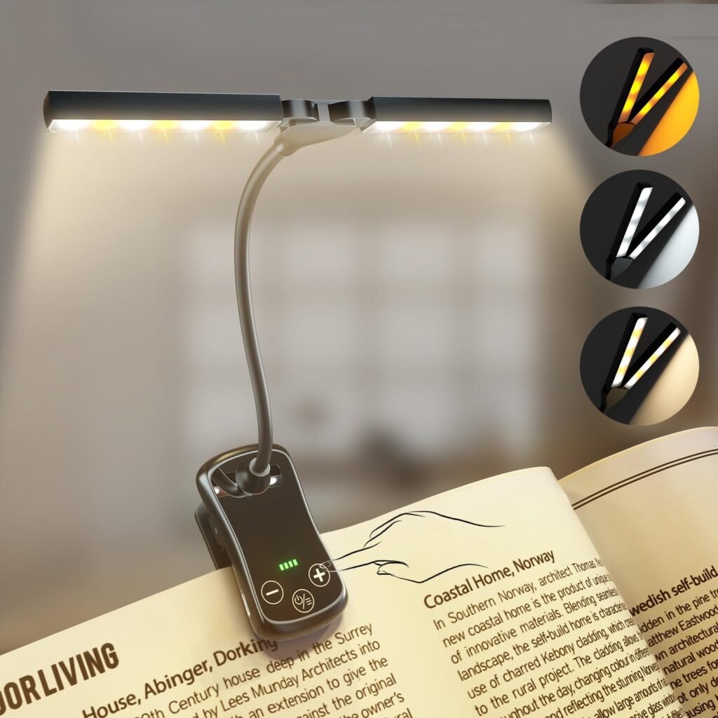 Amazon.com: Luz de lectura, 14 luces LED de lectura con control ...