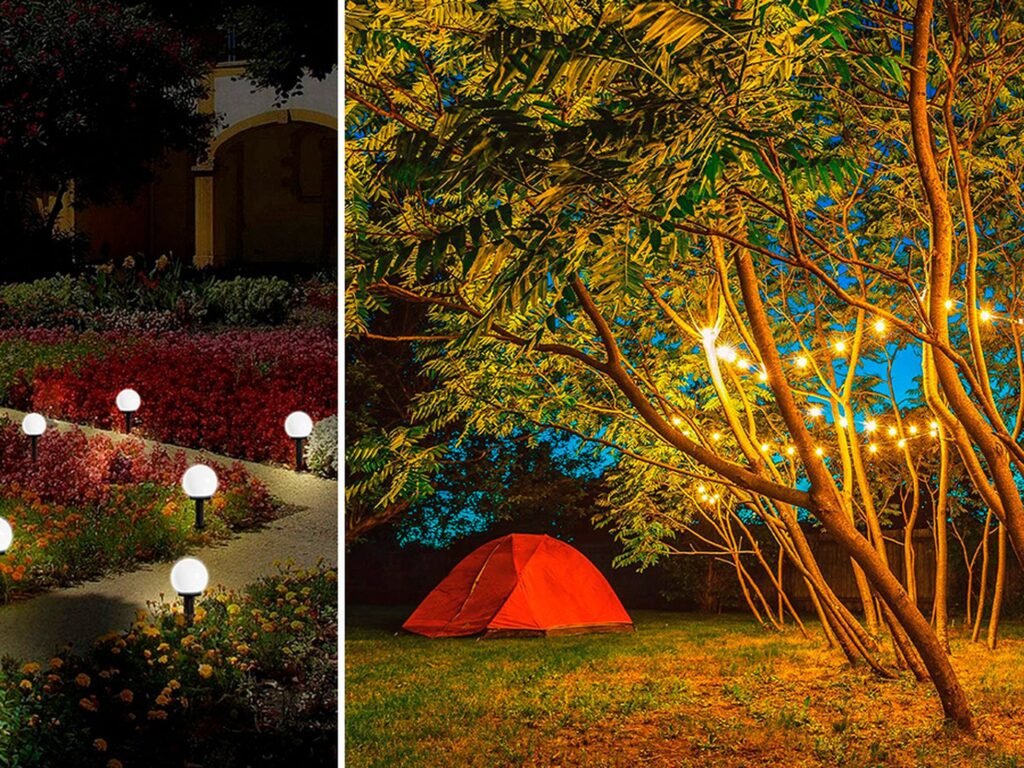 Diez ideas para iluminar tu jardín, balcón o patio con luces...