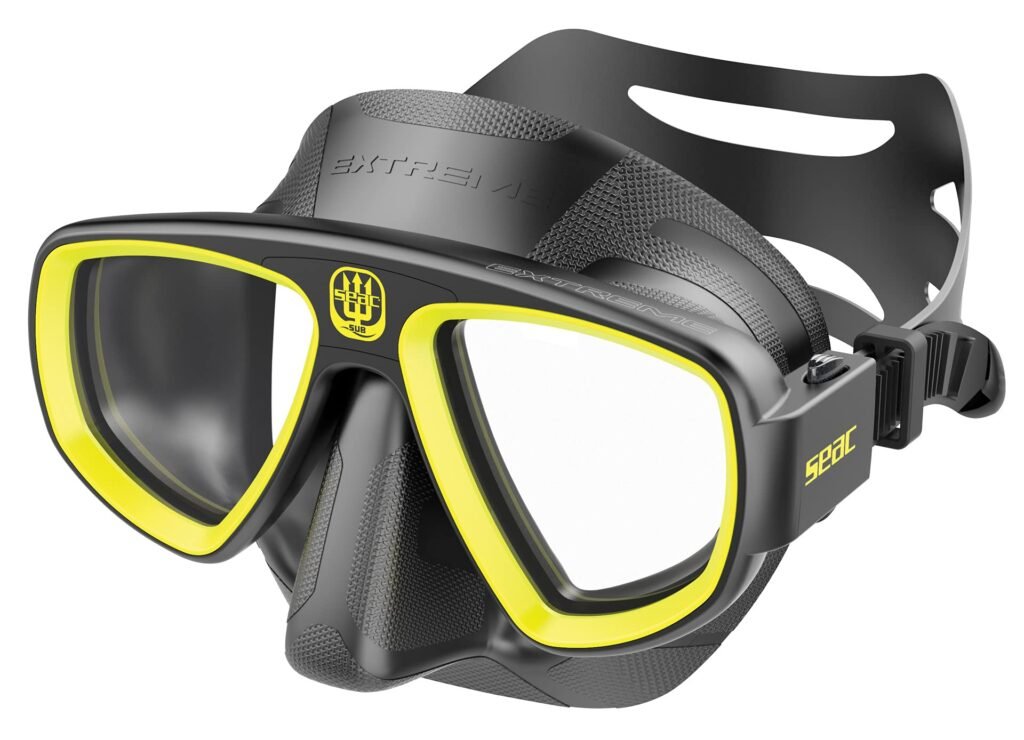 Seac Extreme50, Máscara de Buceo, Apnea y Pesca submarina con Lentes intercambiables