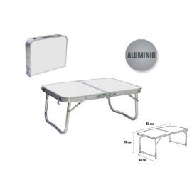 MESA DE PLAYA Y CAMPING PLEGABLE ALUMINIO