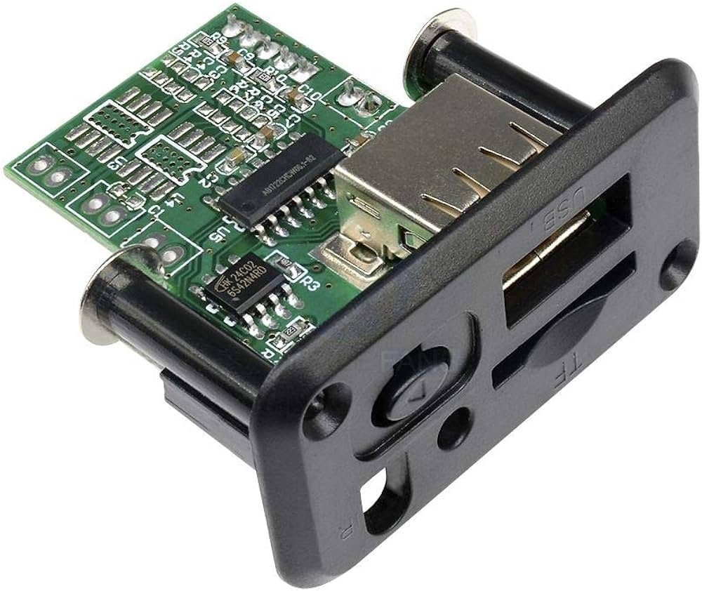 Módulo de mini reproductor MP3 de 5 V 7 – 12 V con USB TF MP3 WAV sin pérdida de decodificación, kit de bricolaje, módulo electrónico de placa PCB