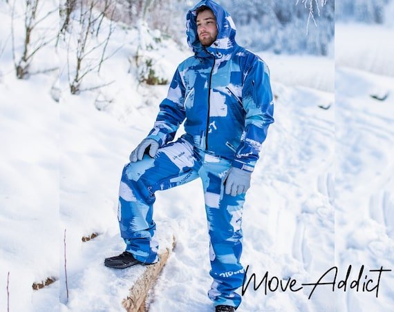 Mono de esquí de invierno para hombre, ropa de snowboard, traje de...