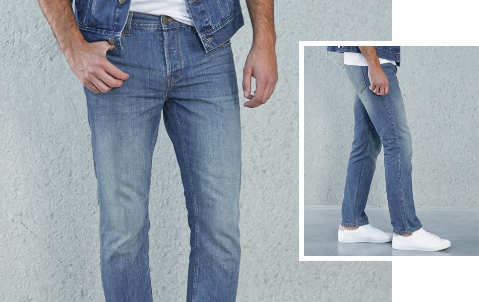 Guía de jeans para hombre