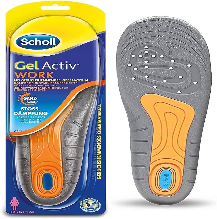 Scholl GelActiv - Plantillas Work para zapatos de trabajo de 35,5 ...