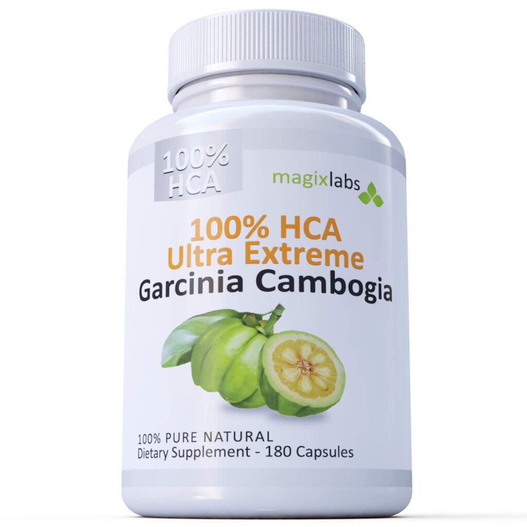 MagixLabs Extracto de Garcinia Cambogia 100% HCA Ultra Extreme – 100% puro y natural – El mejor suplemento de acción rápida