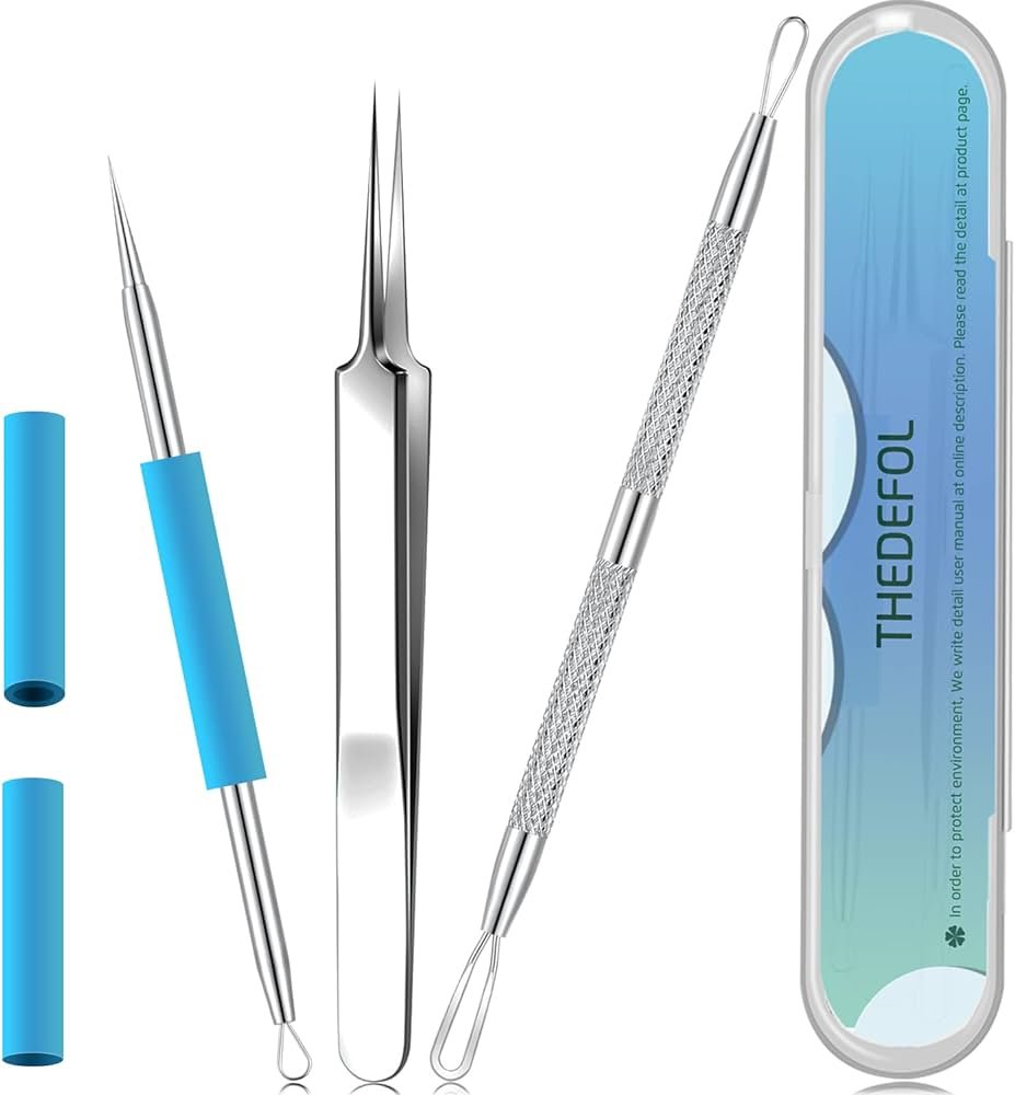 La mejor eliminación de acné, removedor de puntos negros, extractor de comedia de espinillas, eliminación de puntos blancos, herramienta para...