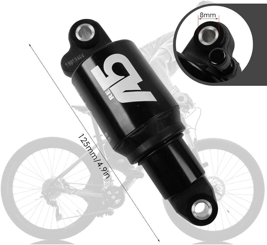 Amortiguador Trasero Ajustable Para Bicicletas Dispositivo Amortiguador Suspensión 125mm / 150mm (REA)