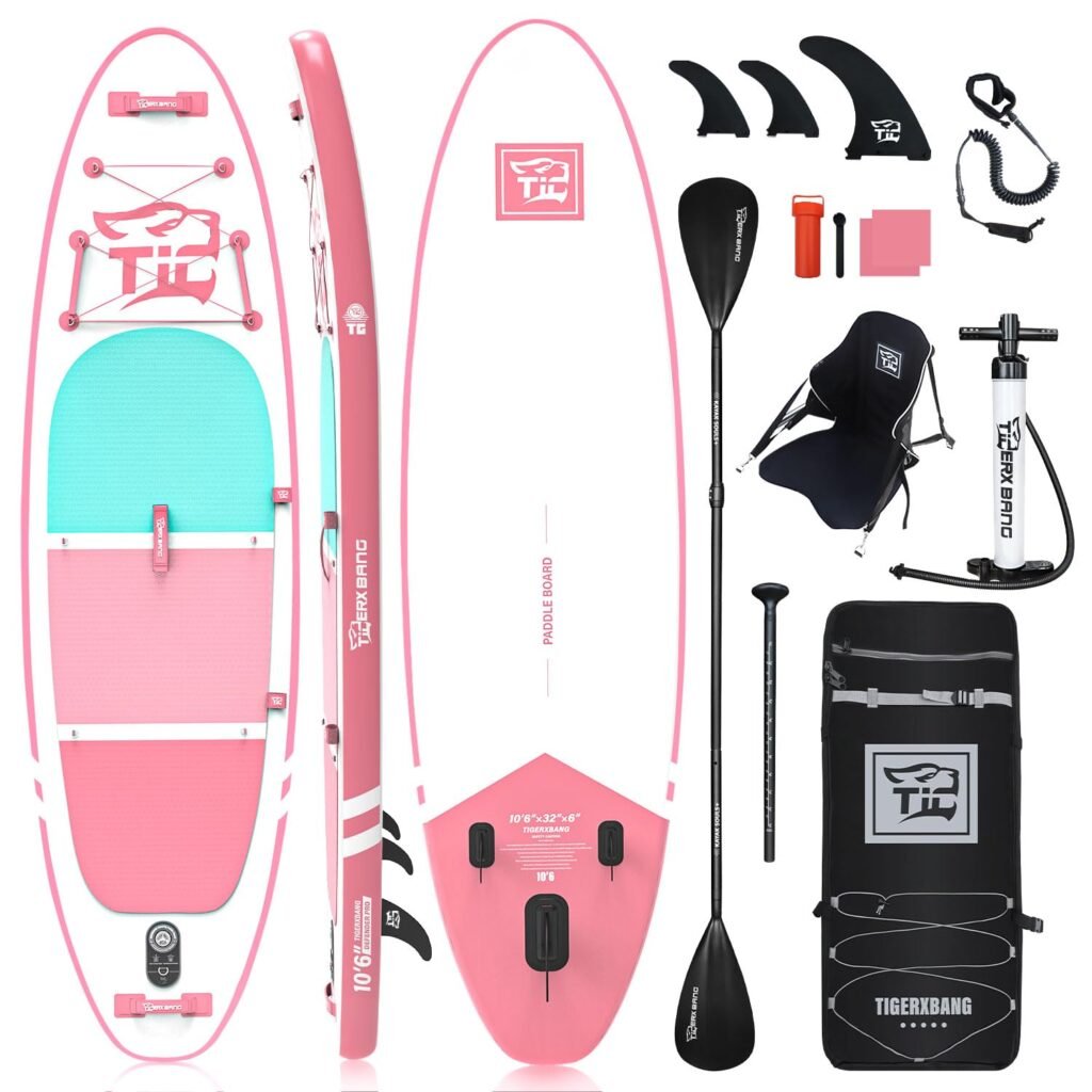 Tabla Paddle Surf Hinchable TIGERXBANG Paddle Board 320x82x15cm...