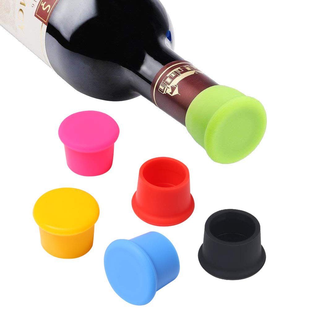 Compra Vicloon Set de 6 Tapones para Botellas, Tapones de Vino ...