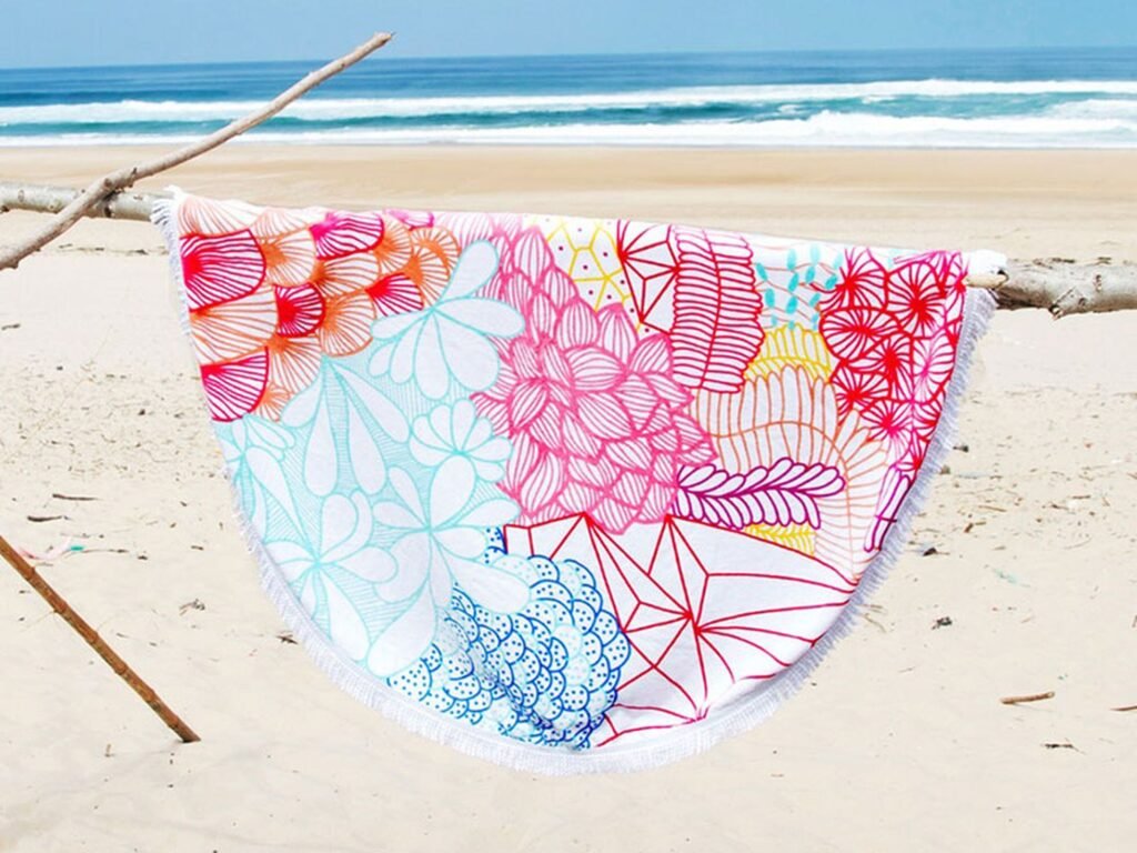 Obsesión para el verano: toallas de playa redondas hechas con...
