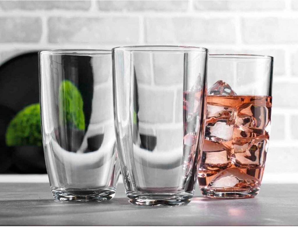 Amazon.com: Glaver's Vasos para beber – Vasos de vidrio modernos ...