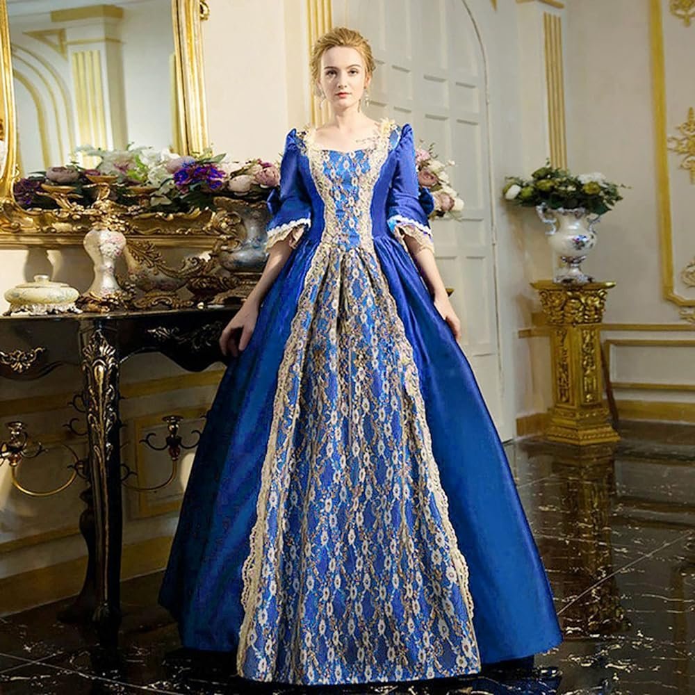 Amazon.com: Vestido de princesa victoriana para mujer, disfraz ...